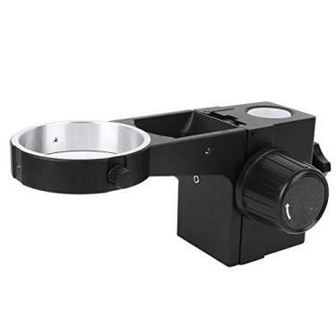 Imagem de Suporte de foco de microscópio, liga de alumínio, resistente, durável, suporte de foco de precisão para microscópios estéreo, reparo de celular