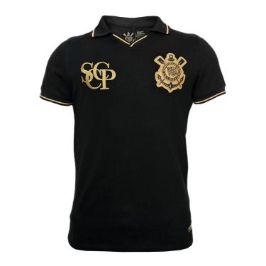 Imagem de Camisa Corinthians Polo SCCP Gold - Masculino Tamanho:P;Cor:;Gênero:Masculino-Masculino