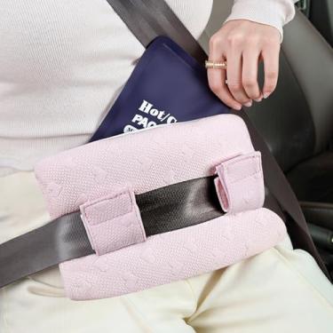 Imagem de HOPEPIG Almofada de cinto de segurança para mastectomia pós-cirurgia, travesseiro de cinto de segurança super macio, almofada de cinto de segurança para recuperação de cirurgia cardíaca, recuperação