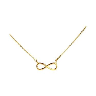 Imagem de Colar Choker Com Pingente Infinito Em Aço Inoxidável Estilo Boho Para 