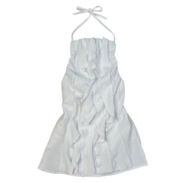 Imagem de Vestido Infanto Juvenil Babado Natal Ano Novo Novidade Luxo - Mini Div