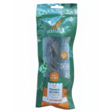 Imagem de Mordedor Mastigável Natuka Pele de Boi Trançada Sem Pelos Para Cães Pequeno