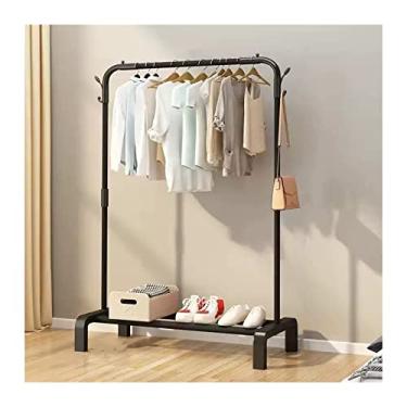 Imagem de Cabide sem ar para roupas, varal, varal, casa, varal, varal, varal, varal, varal, móvel, quarto, multicamadas, varal, interior, simples, suporte para casaco de madeira (6)