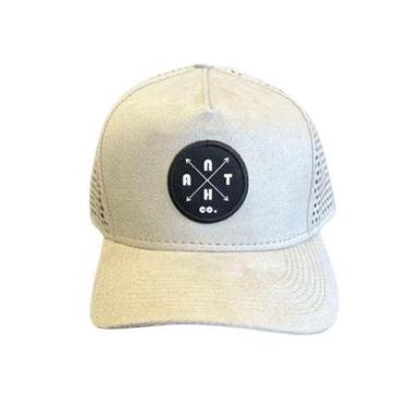 Imagem de Boné Trucker Unissex Furadinho Aba Curva Fitão Original Ant Co.-Masculino