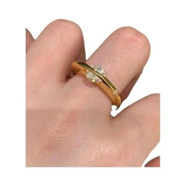 Imagem de Anel Personalizado De Prata Esterlina 925 Com Zircônia Em Forma De Pla