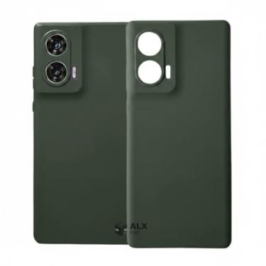 Imagem de Capa Premium Moto Edge 50 Fusion – Silicone Aveludado com Proteção de Câmera. (VERDE MILITAR)