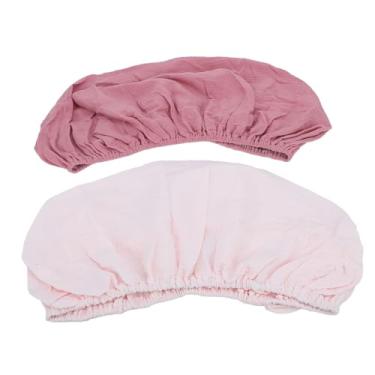 Imagem de Semme 2 Peças Capa de Almofada para Troca de Fralda Macia e Respirável, Folhas de Cor Sólida para bebê, Algodão Adequado para Mesas Com Tamanho 32,28 X 16,14 pol. (Rosa claro)