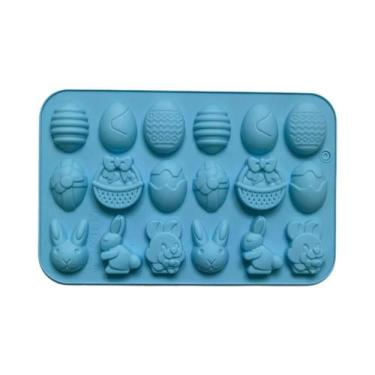 Imagem de Molde De Silicone Para Ovos De Páscoa Com 18 Cavidades, Ferramenta De 