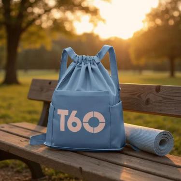 Imagem de Mochila T60 Cinza Impermeável Academia Corrida Viagem Praia, Cinza