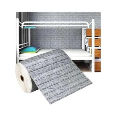 Imagem de Papel De Parede Autoadesivo 3d À Prova D'água, 70cm X 1/5/10m, Adesivo