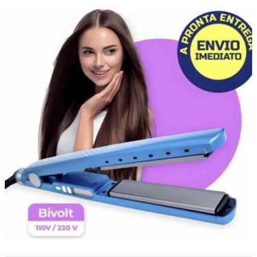 Imagem de Chapinha Prancha Alisadora de Cabelo Profissional Bivolt Alisadora 450