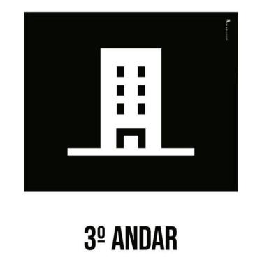 Imagem de Kit 3 Placas Desenho - 3 Andar