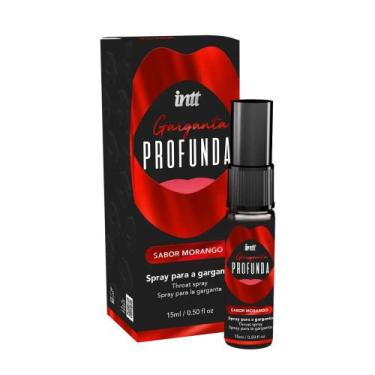 Imagem de Oral Spray Beijável INTT Garganta Profunda  Menta ou Morango 15ml, Mor
