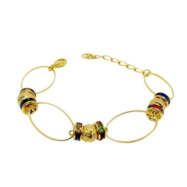 Imagem de Pulseira Folheada  Ouro 18k Modelo Las Vegas