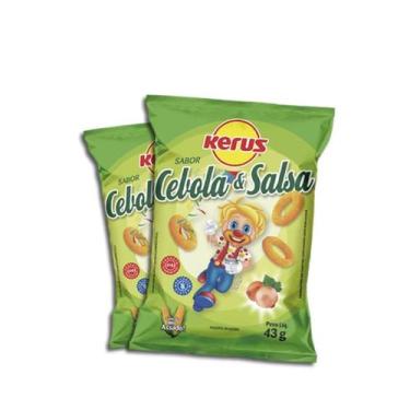 Imagem de Salgadinho kerus 43g cebola c/10