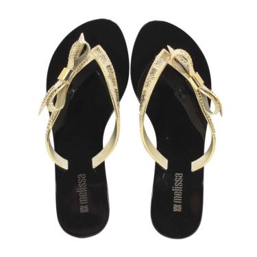 Imagem de Tamanco Melissa Harmonic M Lover Chrome Adulto Preto/Ouro