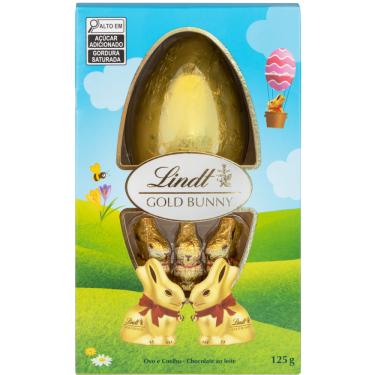 Imagem de Ovo de Páscoa Lindt Gold Bunny Chocolate ao Leite 125g