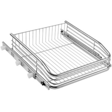 Imagem de Gaveta Paneleiro 670mm Multiuso Fruteira Aramada Deslizante Corrediça Cozinha Cromada