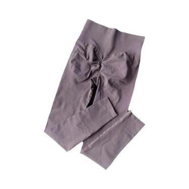 Imagem de Calças de Yoga Seamless de Cintura Alta - Leggings de Secagem Rápida p