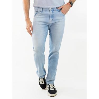 Imagem de Calça Masculina Slim Jeans Delavê Tradicional Algodão Anticorpus-Masculino