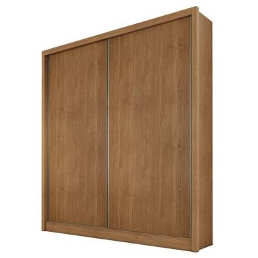 Imagem de Guarda Roupa Solteiro Toledo 2 Portas 3 Gavetas Cumaru 23 com Nicho – Novo Horizonte