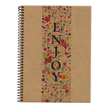Imagem de Caderno Pauta Funcional Kraft Art Enjoy 1 Matéria - Foroni