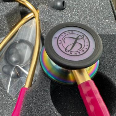 Imagem de Estetoscópio 3m Littmann Classic Ill Cores Variadas, Framboesa Rainbow