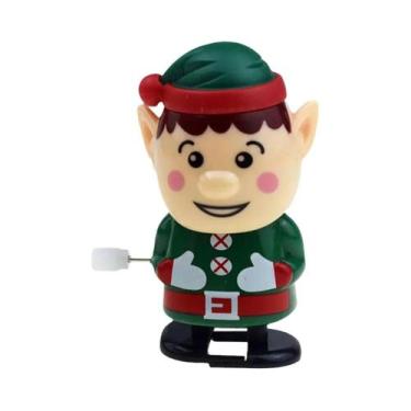 Imagem de Mini Brinquedos De Natal De Corda: Elfo, Papai Noel E Boneco De Neve Q