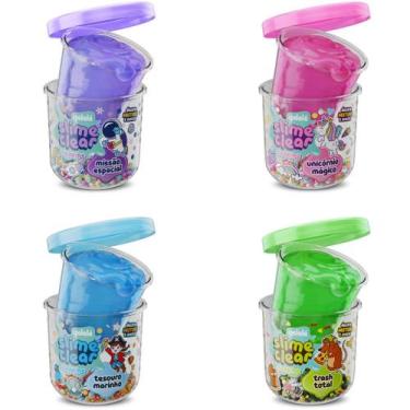 Imagem de Slime clear charms unicórnio espacial trash marinho - gelelé