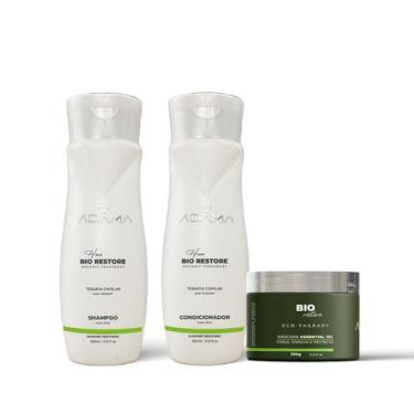 Imagem de Kit Orgânico Mais Vida - Bio Restore ( 3 Produtos ) - Ádama Cosméticos
