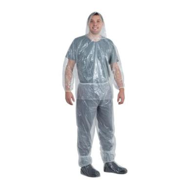 Imagem de Capa de Chuva para Motoqueiro Transparente - Prevemax, Incolor