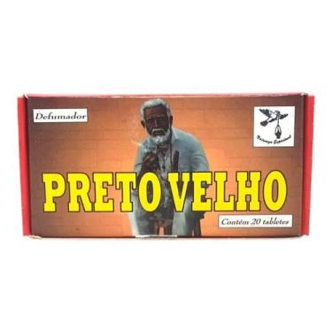 Imagem de Defumador Natureza Preto Velho Tablete  Proteção  Sabedoria  Limpeza E
