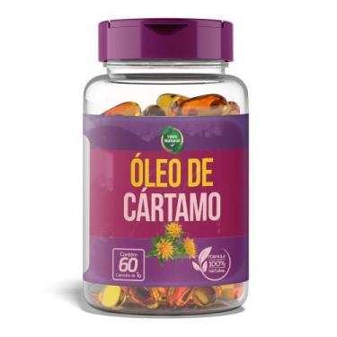 Imagem de Óleo De Cártamo + Vitamina E 60 Cápsulas 1000mg Natural Puro Premium O