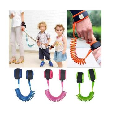 Imagem de Pulseira de Segurança Infantil Guia Anti Perda com Construção Robusta e Design Funcional Azul Azul