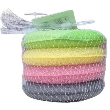 Imagem de Kit de Esponja para Maquiagem Macaroons BA-30920 para Aplicação de Base Corretivo e Pó Macias e Delicadas Rosa