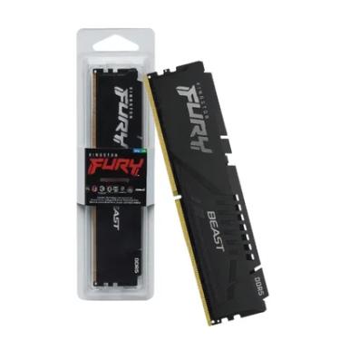 Imagem de Memória Kingston Fury Beast, 16GB, 5600MHz, DDR5, CL40, Preto - KF556C40BB-16