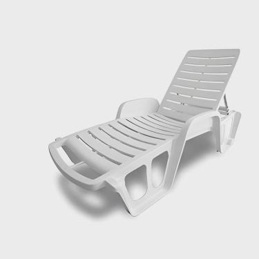 Imagem de Espreguiçadeira Plástica com Encosto Reclinável Espresso Móveis