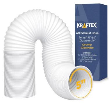 Imagem de Mangueira de ar condicionado portátil Kraftex 5cm de diâmetro 2m
