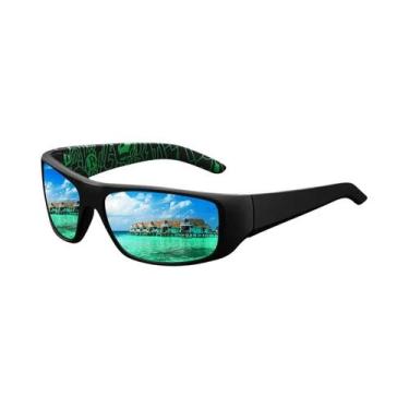 Imagem de Óculos de Sol Clássicos Vintage com Padrão Fashion para Dirigir, Pesca
