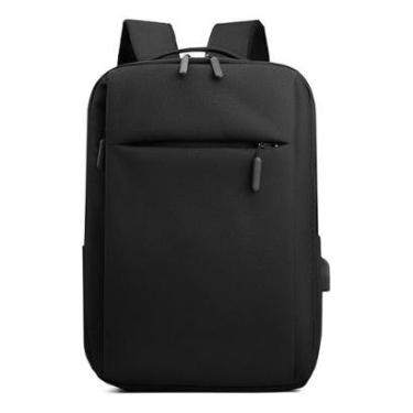Imagem de Mochila Executiva Notebook Slim Faculdade Trabalho Viagem Passeio Reforçada com Porta USB 15,6''-Unissex