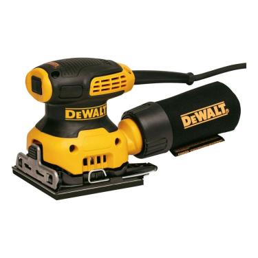 Imagem de Lixadeira Orbital Pro 230w 220v Com Coletor De Po - Dewalt Amarelo