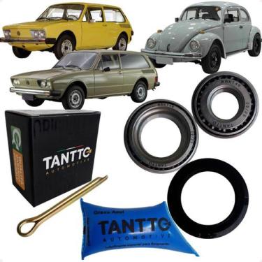 Imagem de Kit Rolamento Roda Dianteira 4 Furos Brasília Fusca Variant - TANTTO