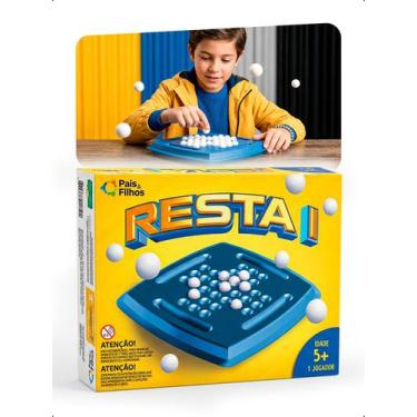 Imagem de Jogo De Tabuleiro Resta 1 Clássico Estratégia E Raciocínio - Klizz