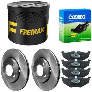 Imagem de Kit Pastilha Disco Freio Gol G5 1.6 2008 a 2013 Dianteiro Ventilado Se