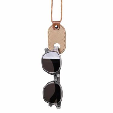 Imagem de Porta Óculos com Cordão para Pescoço Artlux PO001 -, Amêndoa