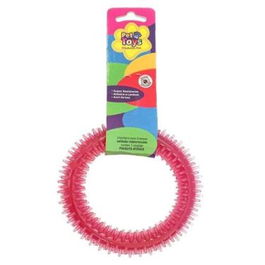 Imagem de Brinquedo Para Cachorro Mordedor Pet Argola Dental Pet 12CM - Pet Inje
