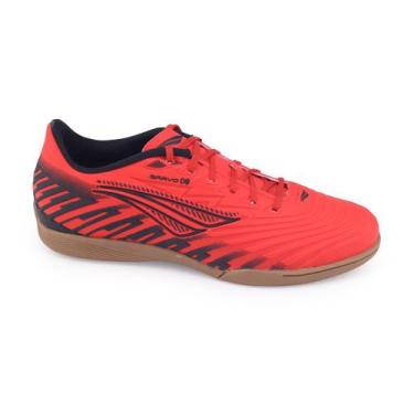 Imagem de Tênis Chuteira Futsal Penalty Bravo Y-3 124276 Leve Futebol, Vermelho,
