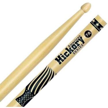 Imagem de Baqueta Liverpool American Hickory Series 7A Clássica HY-7AM Ponta de 