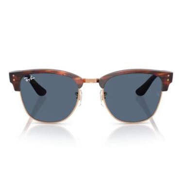 Imagem de Óculos Solar Ray Ban RBR 0504S, Havana listrado, Azul escuro