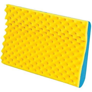 Imagem de Travesseiro Caixa Ovo Luck Pìllow 40x55x12cm Suporte para Cabeça e Pescoço Espuma Perfi...